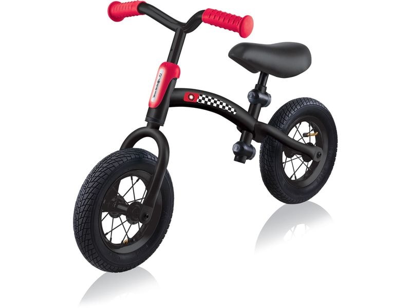 GLOBBER Kinder-Laufrad Go Bike Air, Rot / Schwarz Balance-Bike