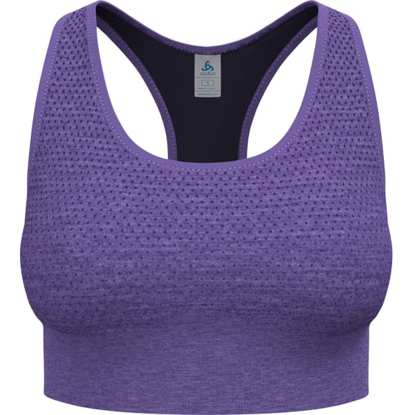 Brassière running ODLO SEAMLESS MEDIUM SPORT BRA PADDED AFTERPARTY MELANGE