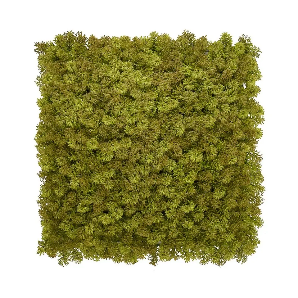 Kunsthaag wandpanelen - Mospaneel legergroen - 100x100 cm