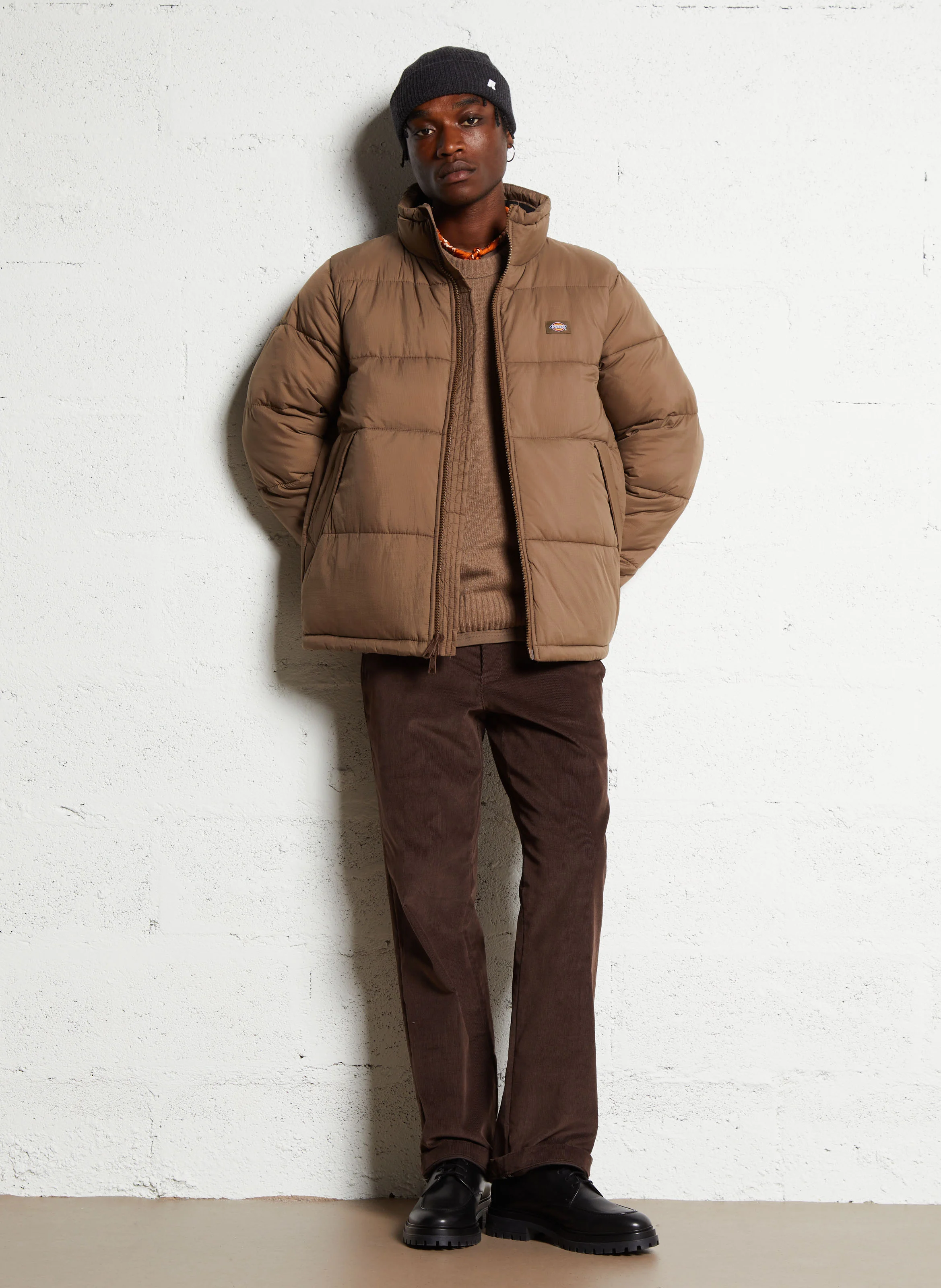 WALDENBURG - Doudoune col montant| Beige