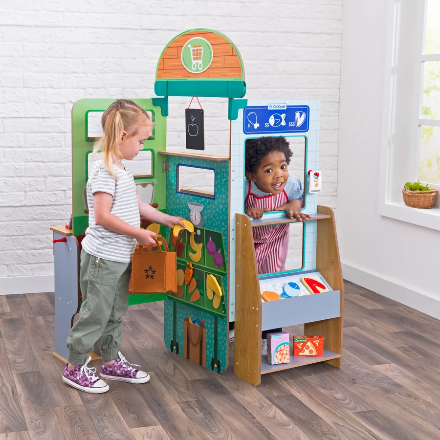 KidKraft® Lebensmittelladen Let's Pretend™ zum Aufklappen