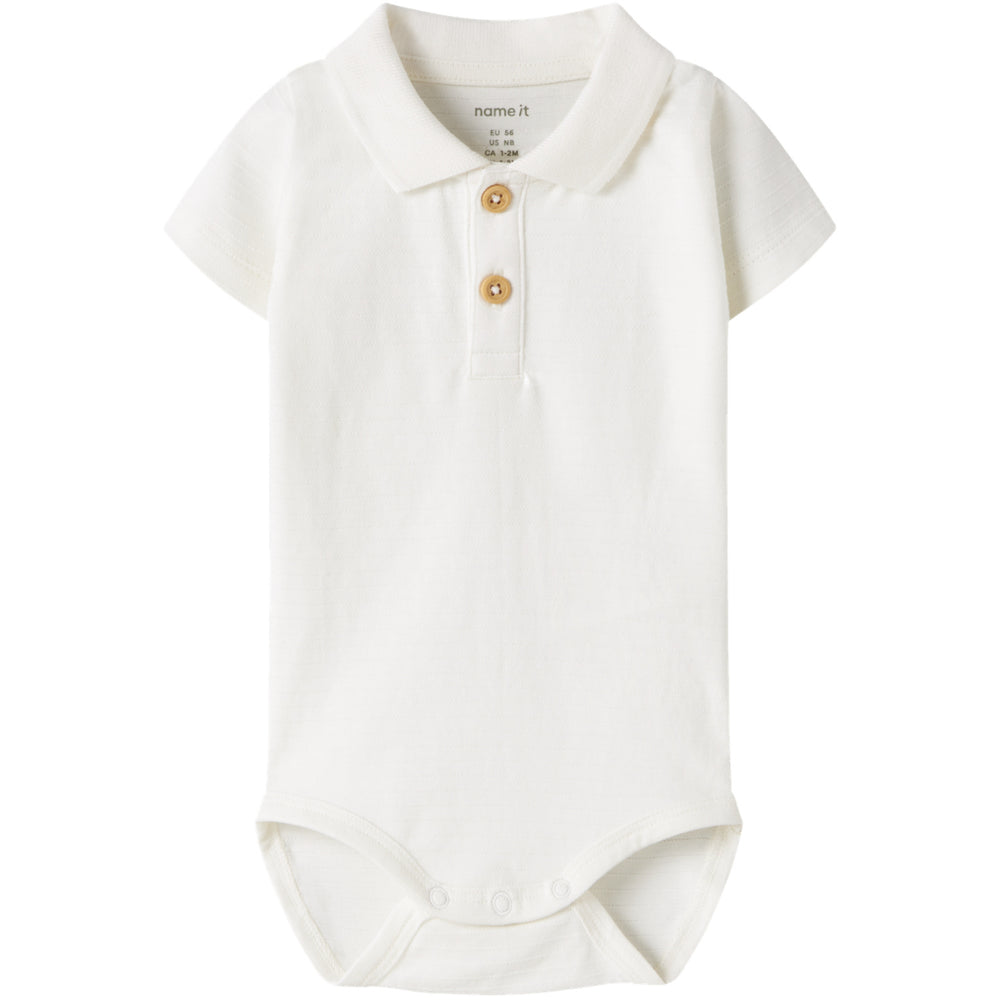 Køb Name It Cloud Dancer Nbmhofman Ss Polo Body