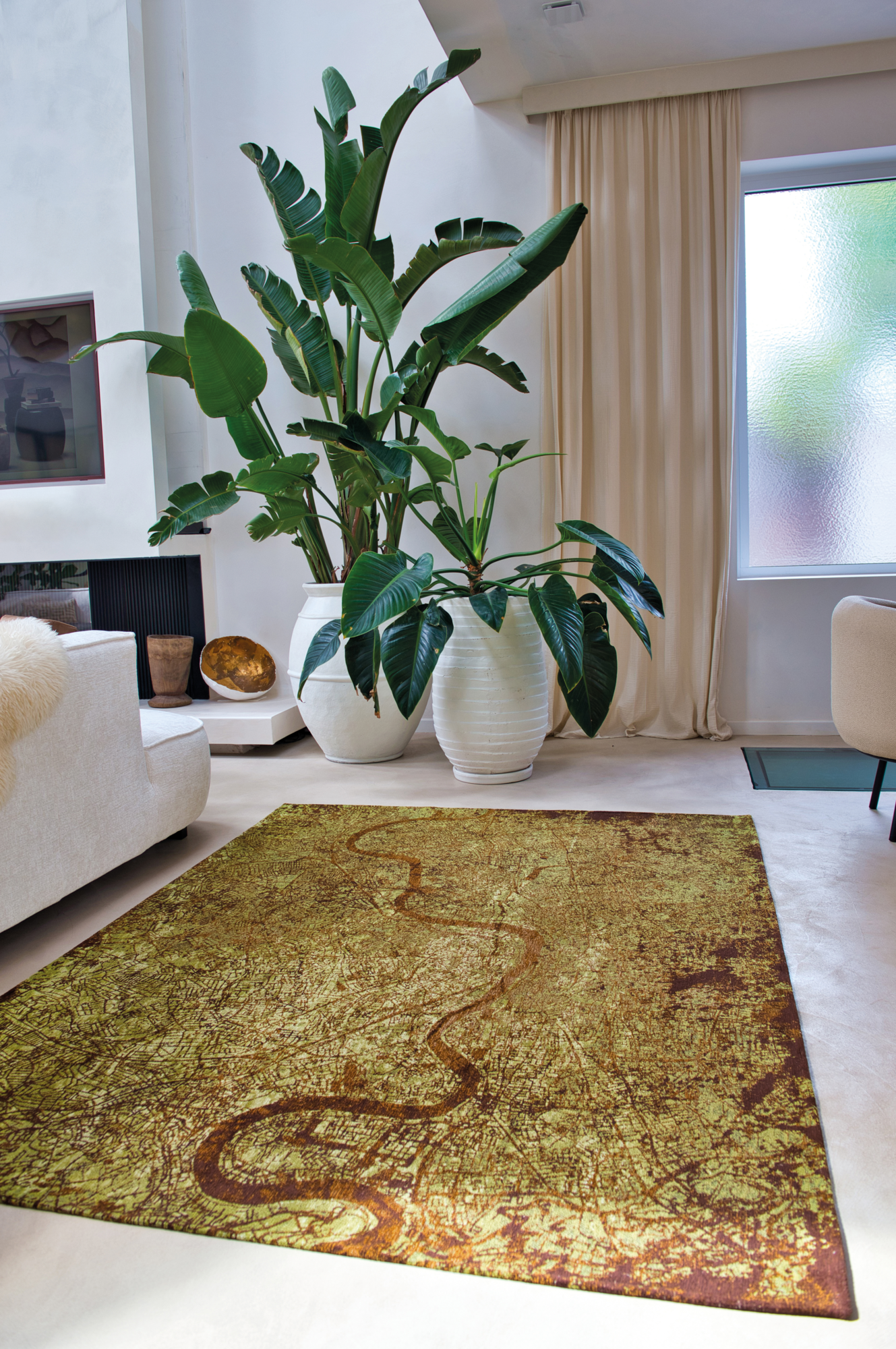 Ecorugs vloerkleed London groen 200x280 cm