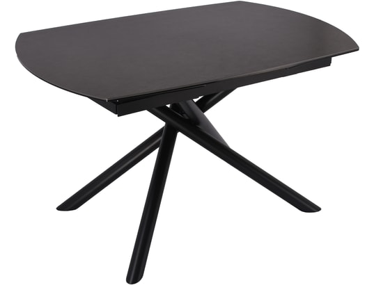 CONCEPT1 - Table Madrid marron 130-190x90x76 100% céramique