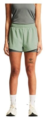 Short 2-en-1 Craft ADV Essence Vert Femme