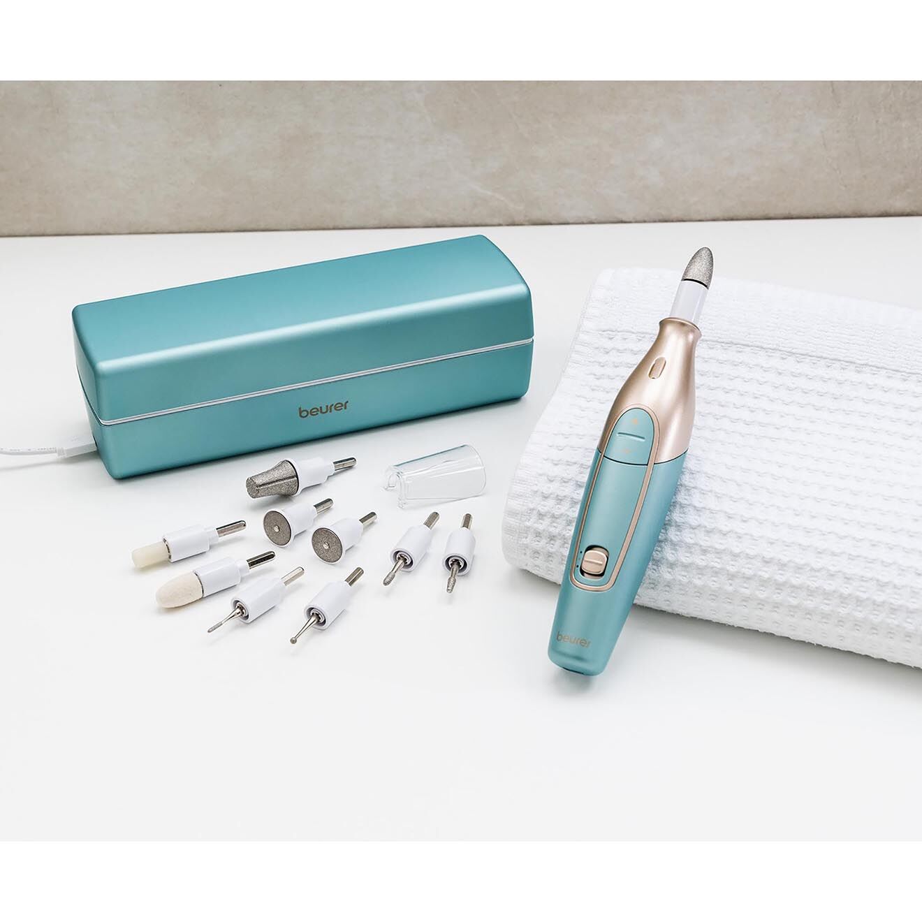 Beurer Appareil de manucure/pédicure turquoise