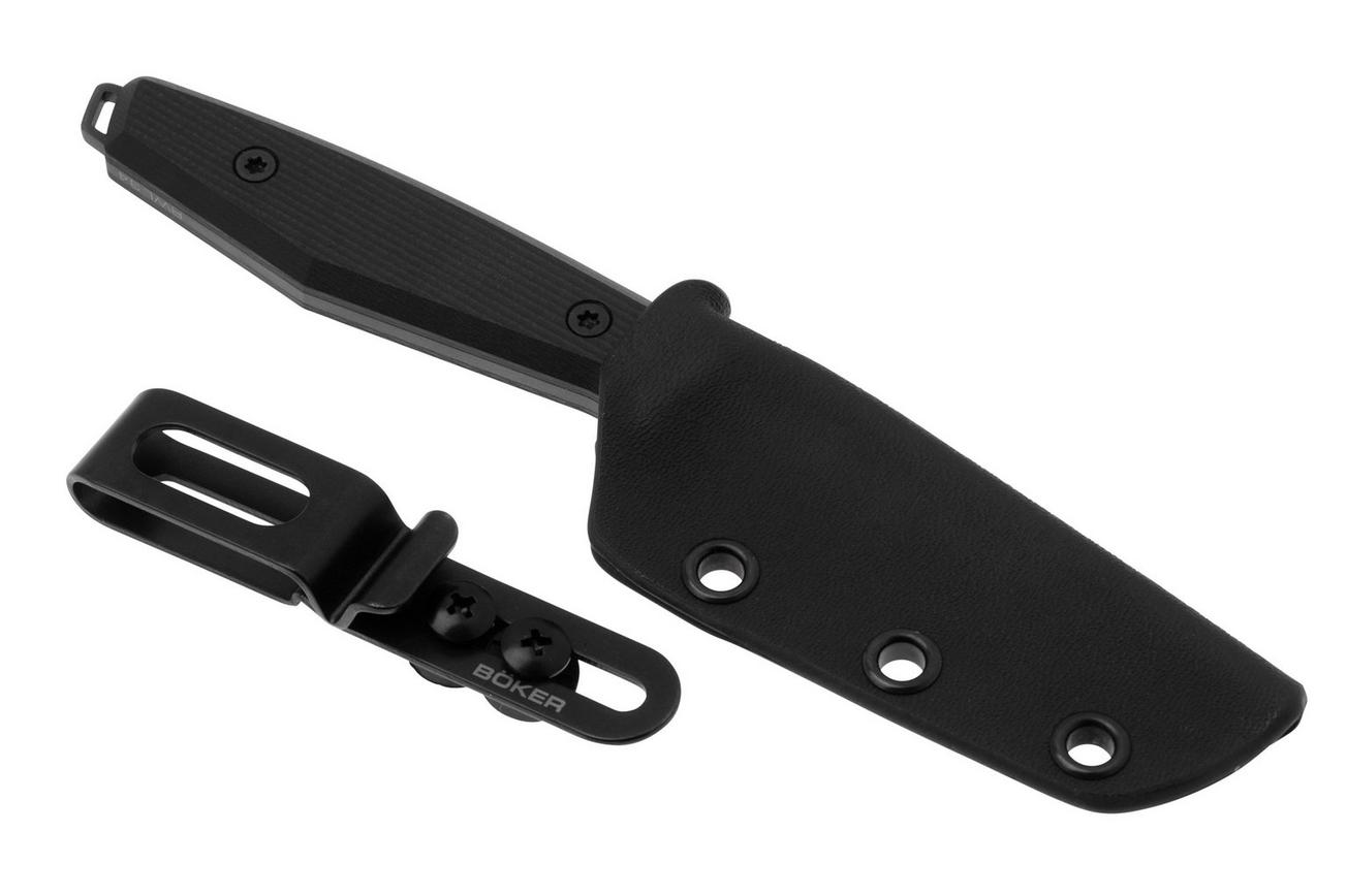 Boker Daily Knives AK1, 130502 Black Reverse Tanto Black G10, vaststaand mes