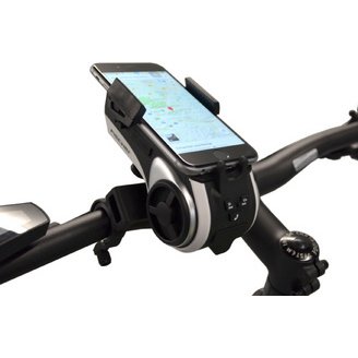 Support de smartphone multimédia pour vélo, noir