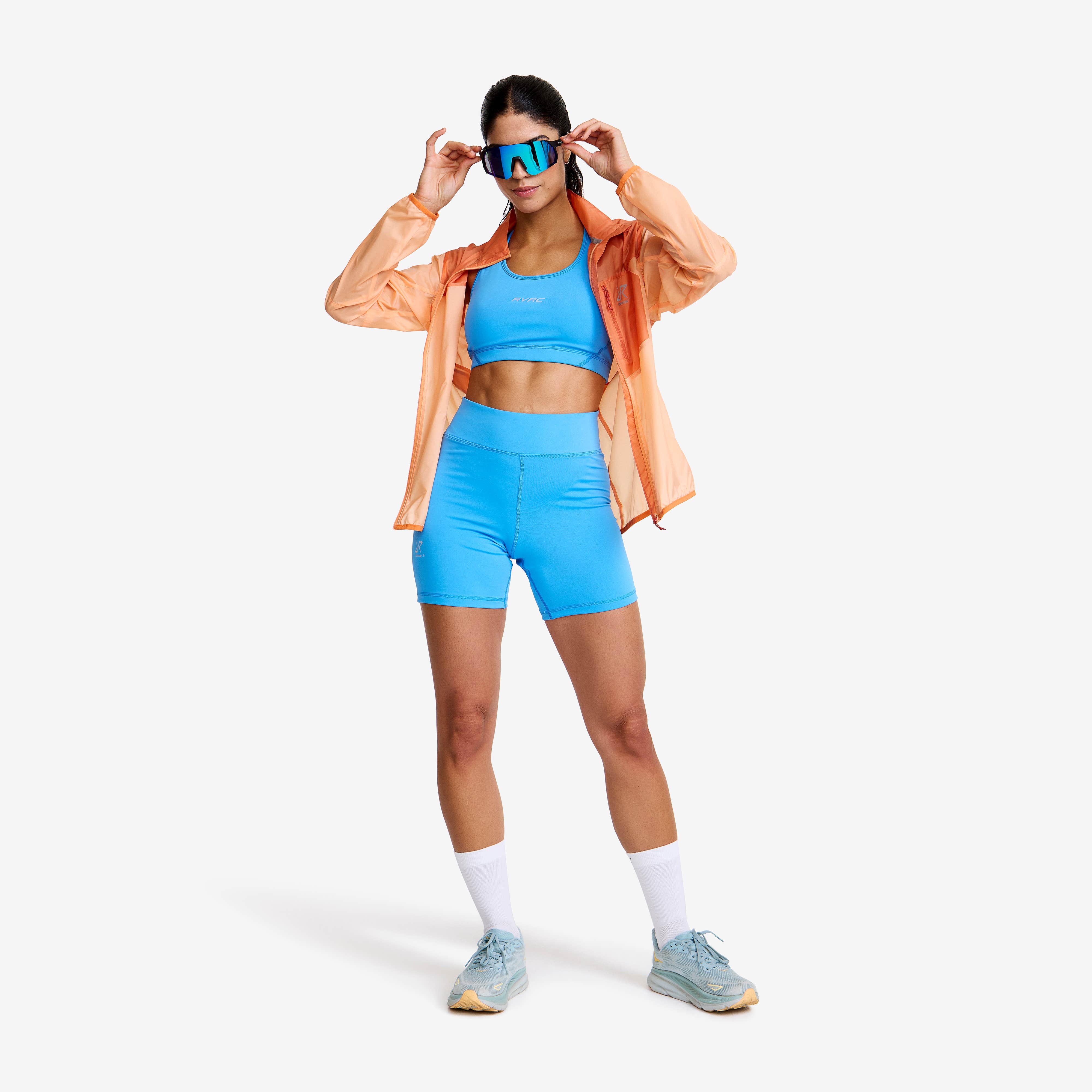 Flow High-waisted Hotpants Dame Azure Blue