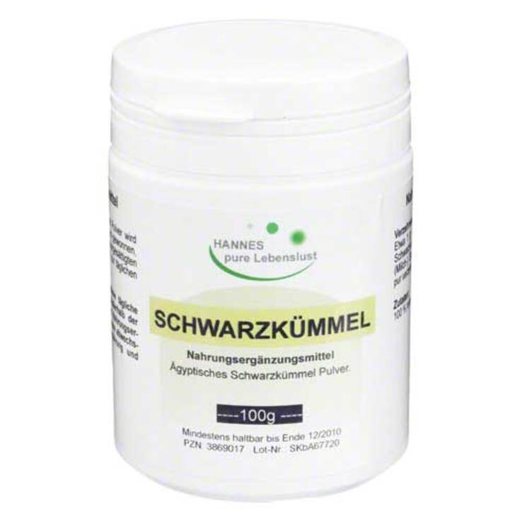 Schwarzkümmel Pulver pur, 100 g