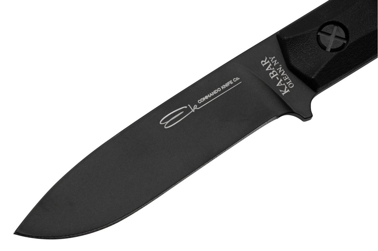 KA-BAR EK Commando Short Drop Point EK51, vaststaand mes