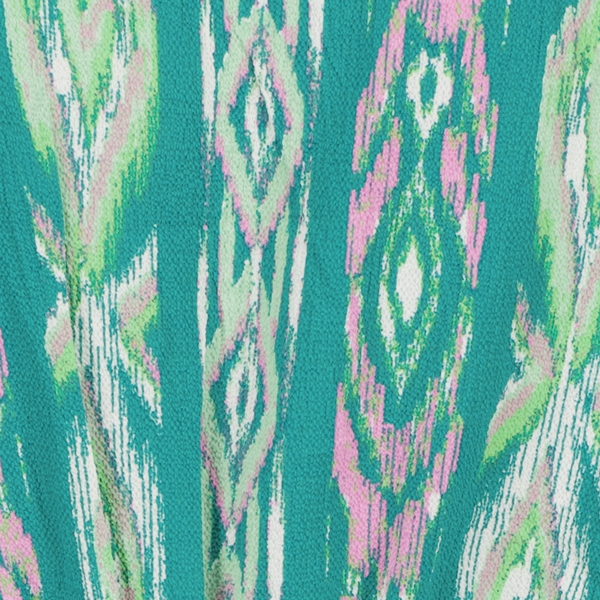 TwoDay dames jurk groen met print