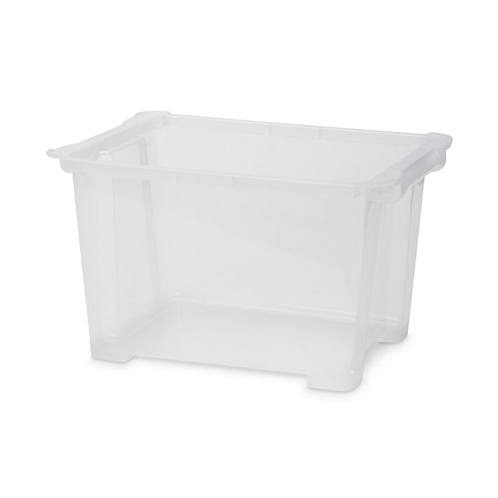 Boîte en plastique 15 L Kaze transparent