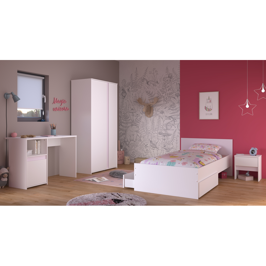 Parisot Kinderzimmer Set 5tlg Pirouette 23  Weiß Weiß