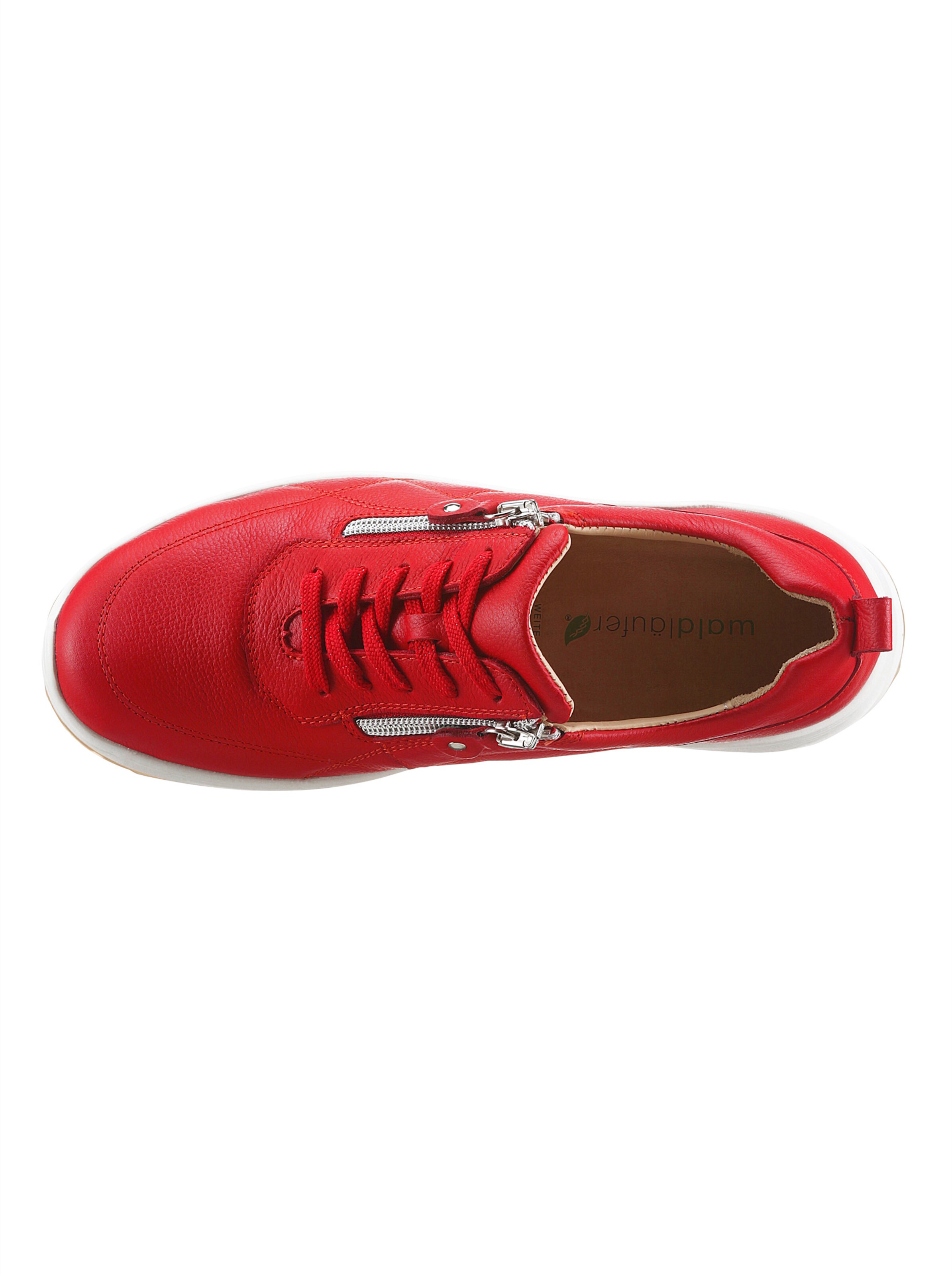 Waldläufer Schnürschuh in rot