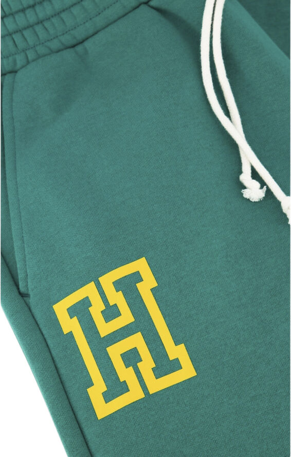 Champion elastic cuff pants Cadmium green