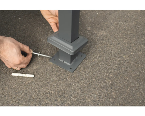 WESTMANN Planum opbergbox met 3 bakken, 250 x 90 x 120 cm, antraciet