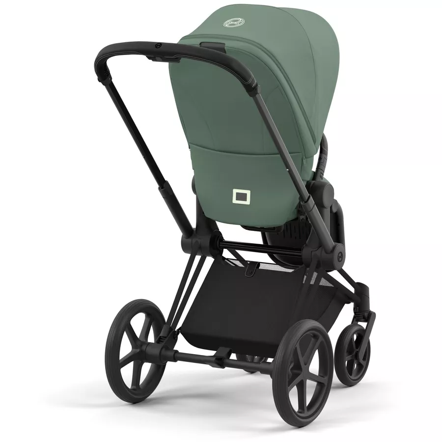 cybex PLATINUM Kombikinderwagen New Priam Priam Matt Black Leaf Green