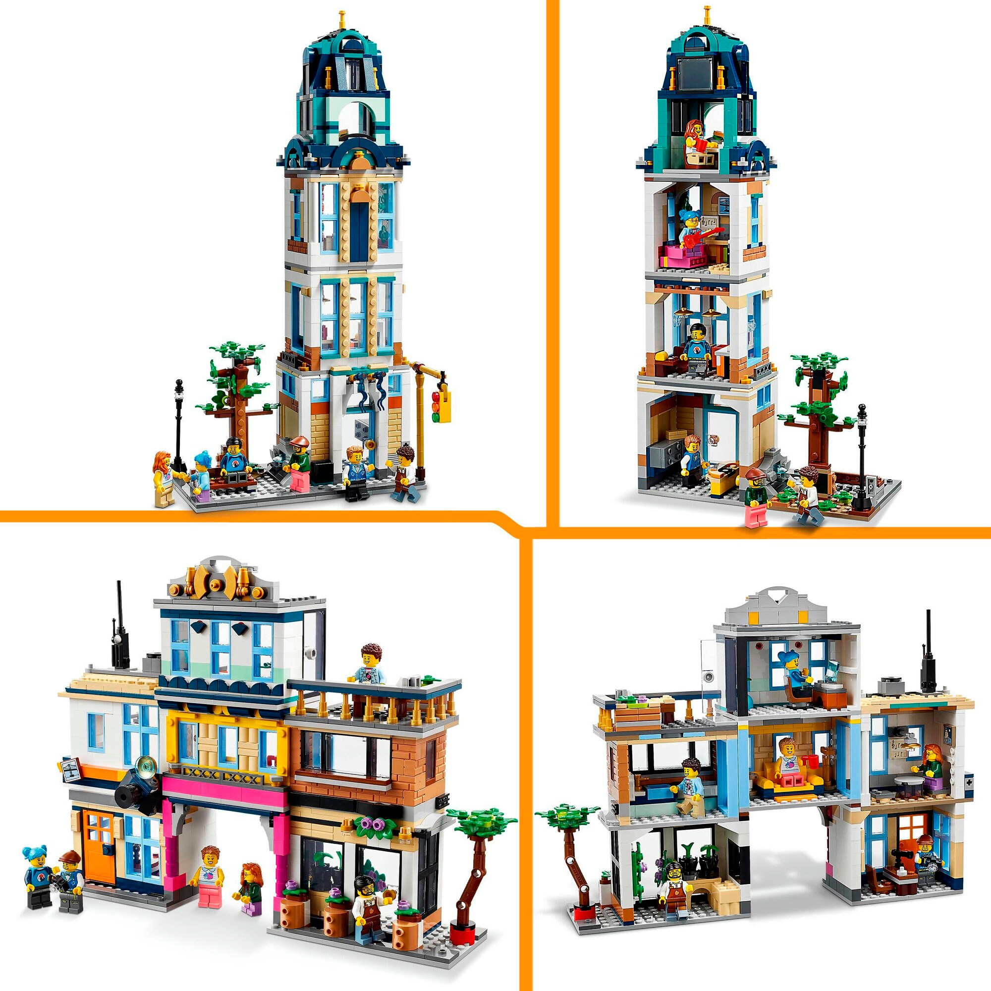 LEGO Konstruktionsspielzeug Creator 3-in-1 Hauptstraße