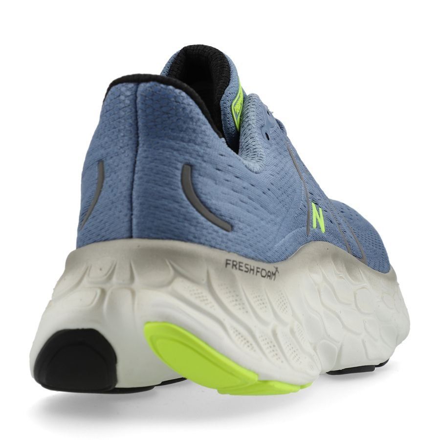 New Balance Chaussures de Running Fresh Foam More V4 - Bleu/Argenté