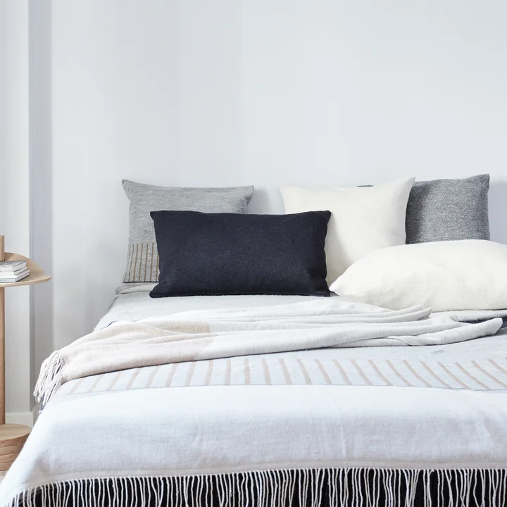 Form & Refine - Aymara Decke, 130 x 190 cm, New Square braun