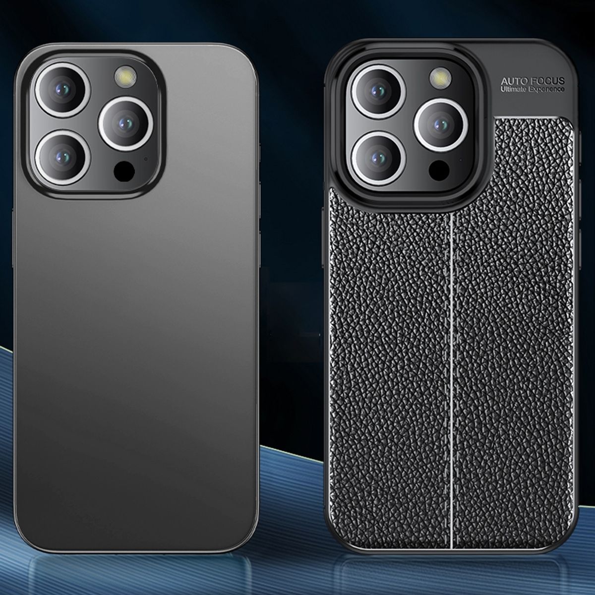Hülle Handy Schutz für Apple iPhone 15 Pro Max Case Cover Bumper Etuis Backcover