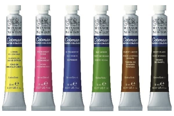 WINSOR Cotman watercolour tubset 6x8 ml