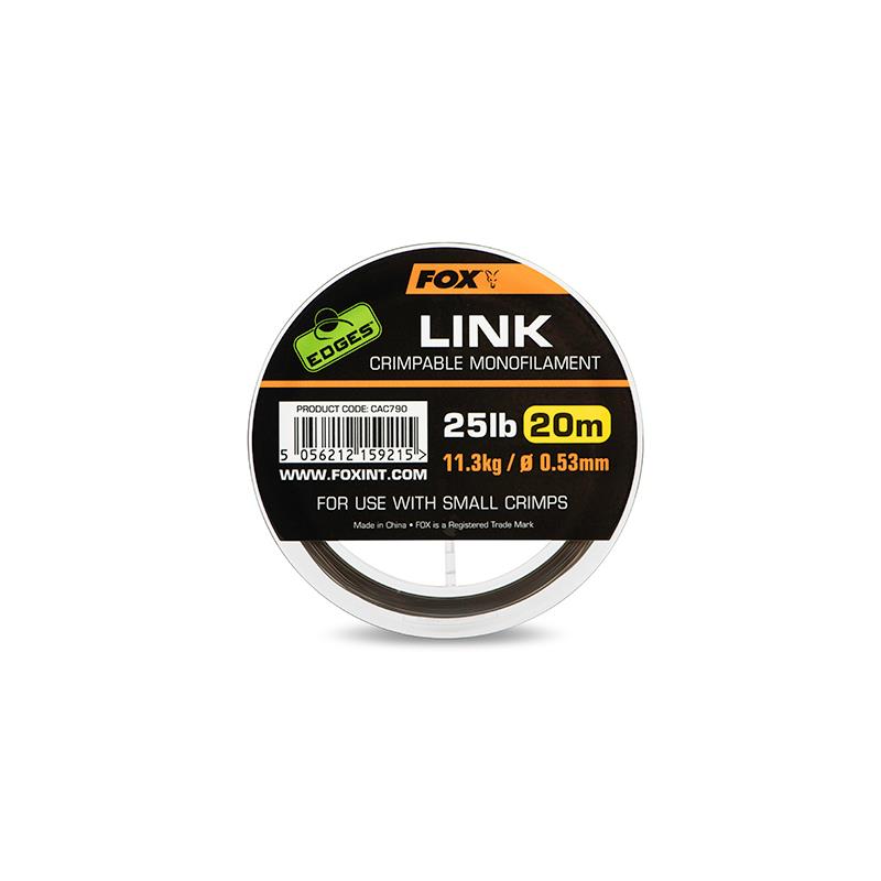 Nylon Fox Edges Link Trans Khaki Mono - 20M