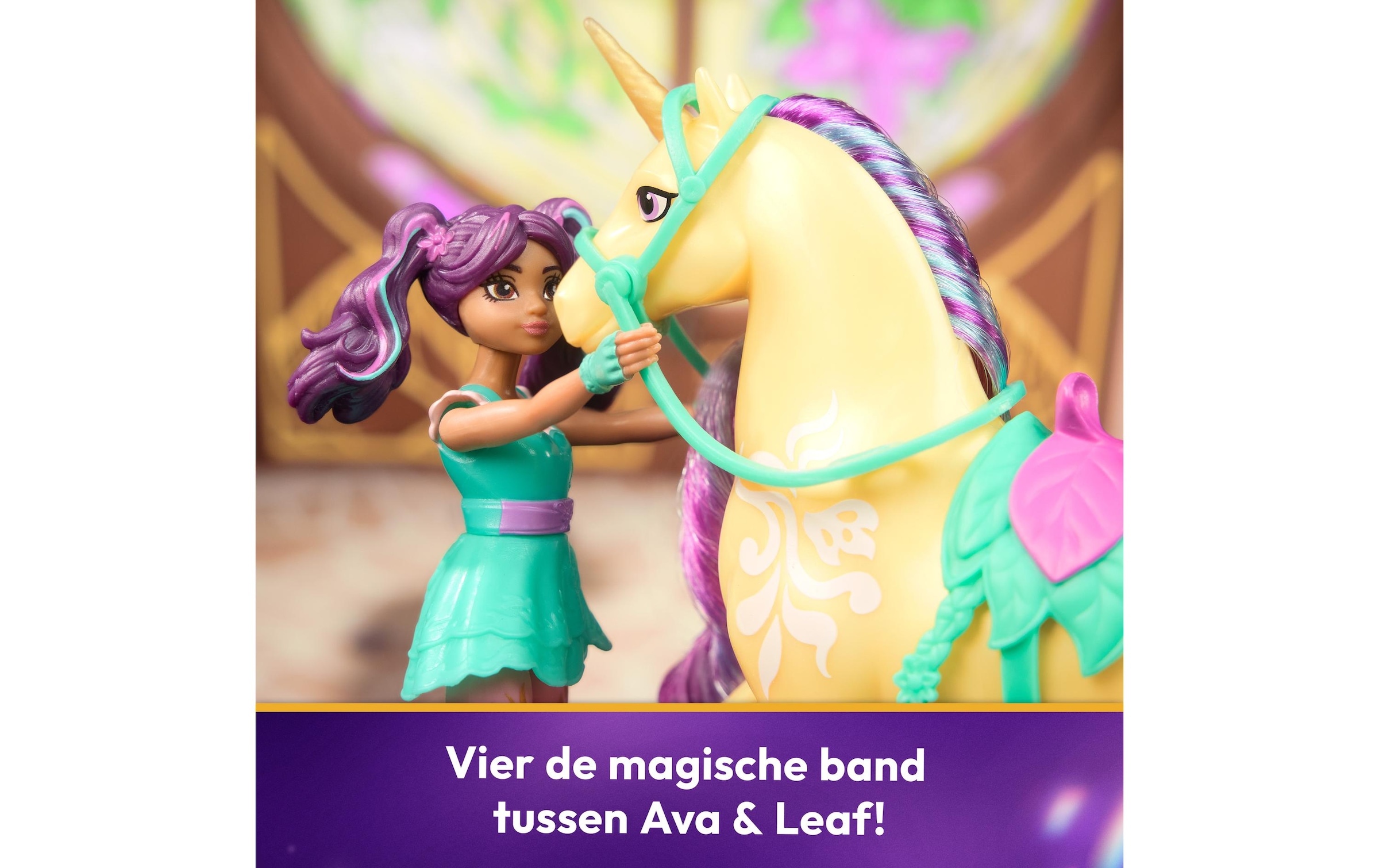 Spin Master Anziehpuppe »Unicorn Academy Ava Doll & Leaf Unicorn«