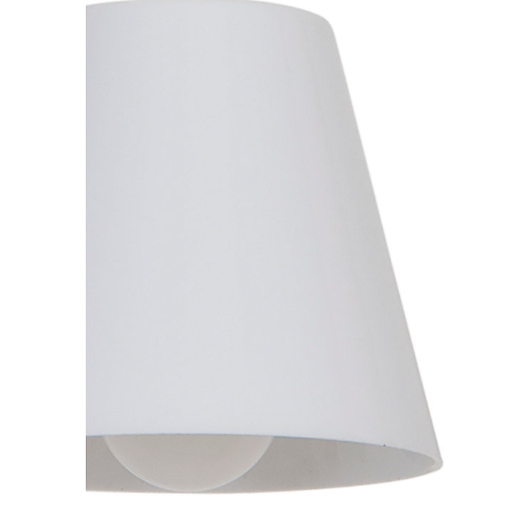 Suspension Syenite E27 IP20 blanc 16cm