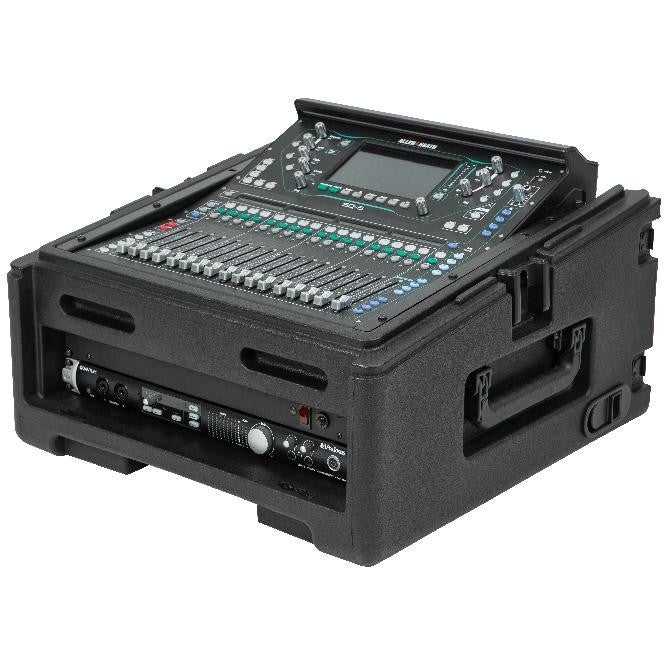SKB 1SKB-R102W audio en DJ rack 2U + 10U met wielen