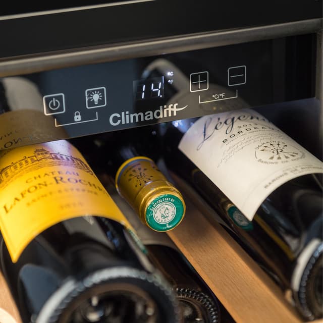 Climadiff vinskab CBU20S2B (indbygget) 20 flasker