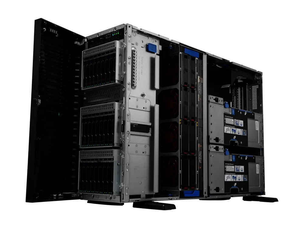 HPE ProLiant ML350 Gen11 - Server - tower 4U - 2-vejs - 1 x Xeon Silver 4510 / op til 4.1 GHz - RAM 64 GB - SATA/SAS/NVMe - hot-swap 2.5