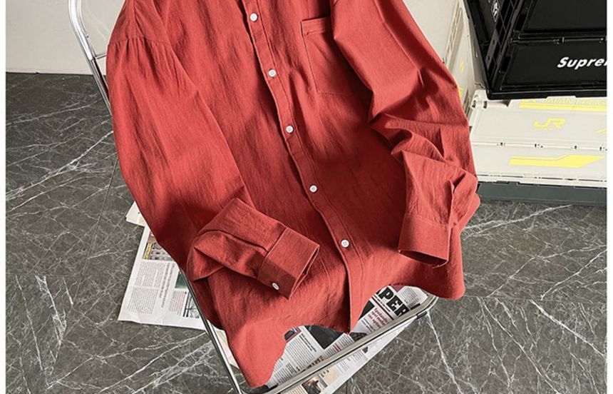 GuDayz - Overhemd met lange mouwen en zakdetail