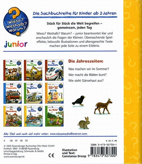 Die Jahreszeiten / Wieso? Weshalb? Warum? Junior Bd.10