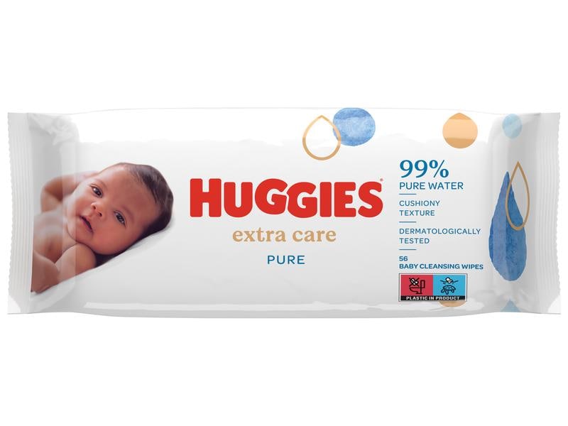 Huggies Feuchttücher Pure Extra Care Einzelpackung 56 Stk. Huggies Feuchttücher Pure Extra Care Einzelpackung, 56 Stück