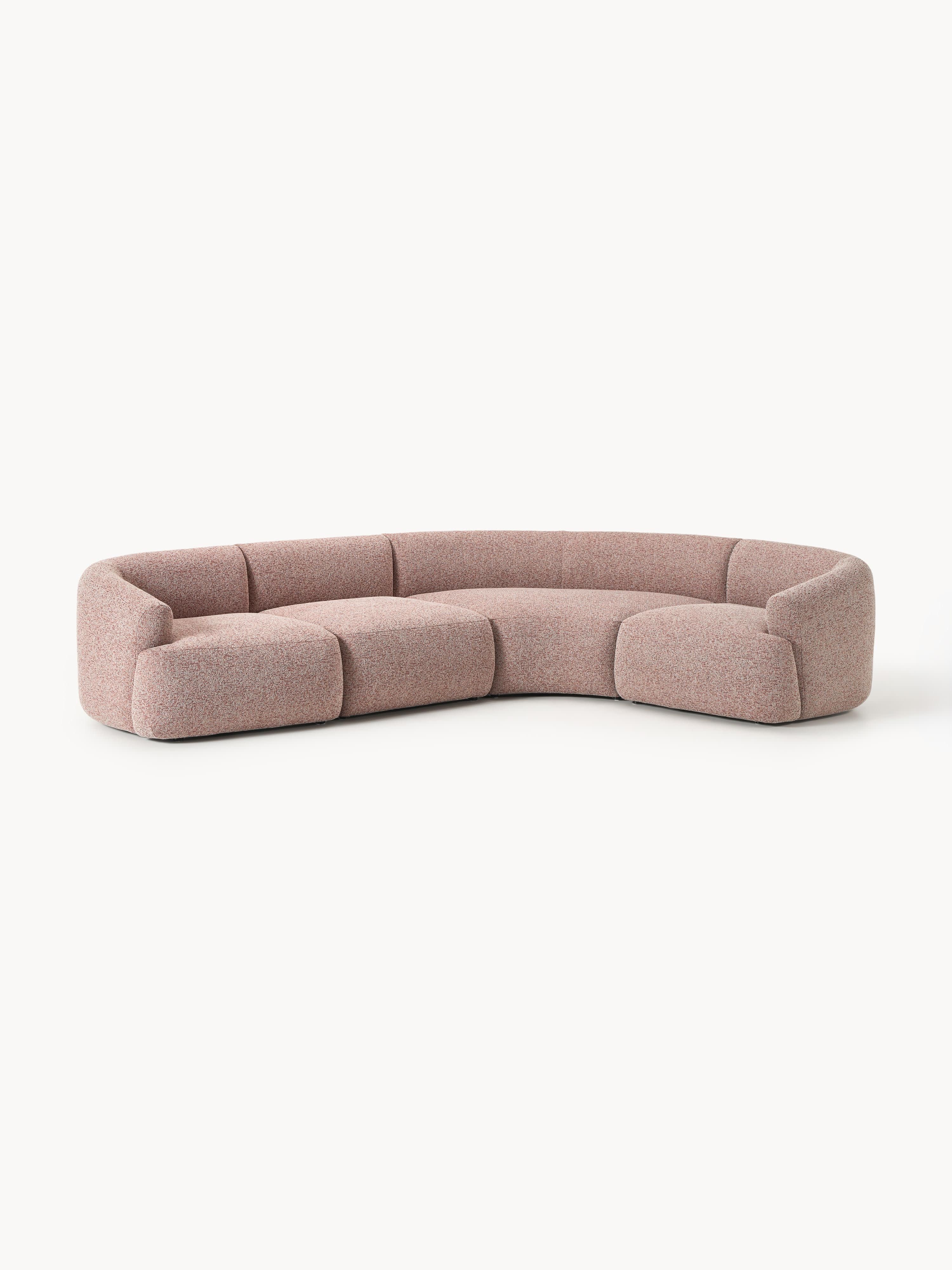 Modulaire bouclé hoekbank Sofia (4-zits)