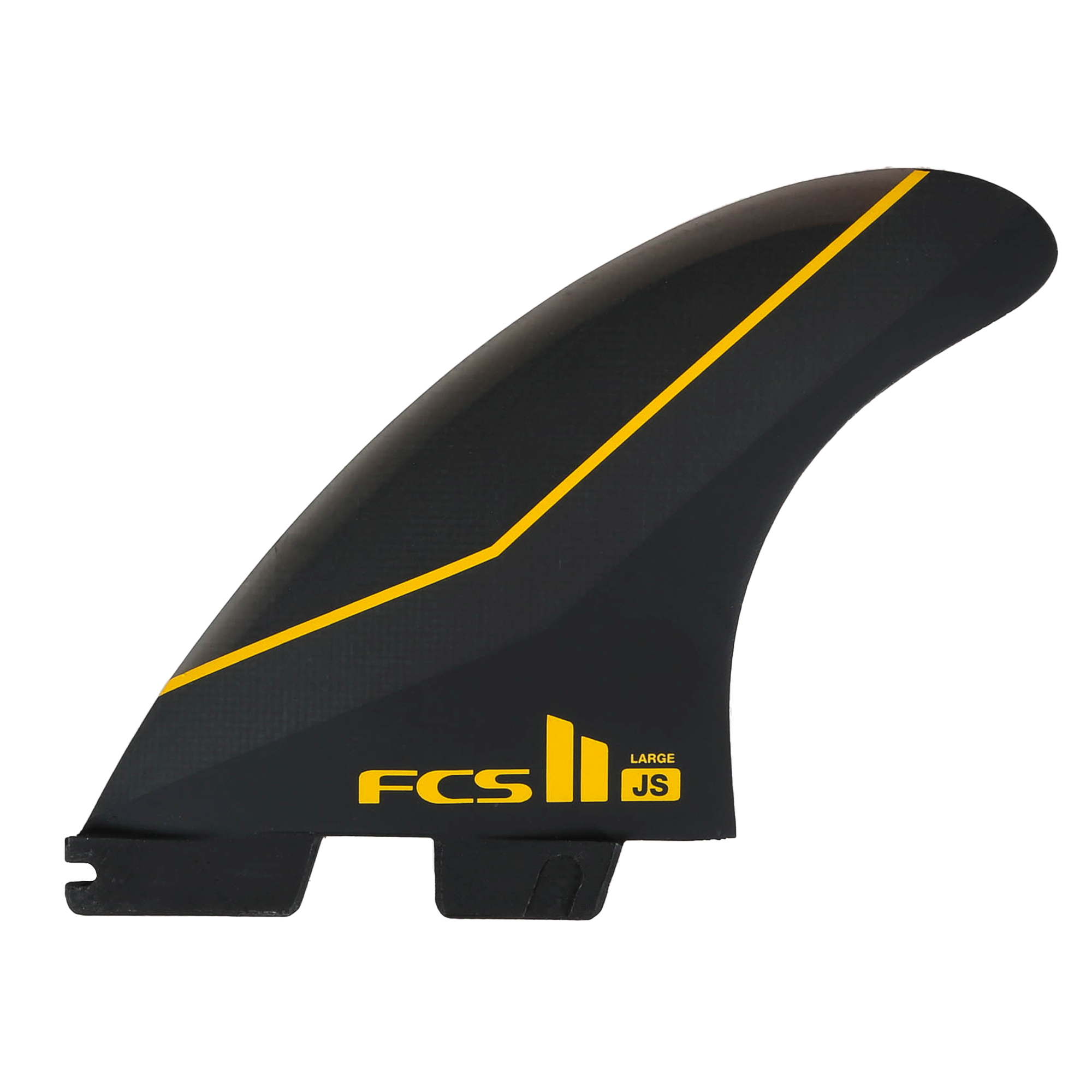 FCS FCS II JS PC Carbon Black - Large Thruster