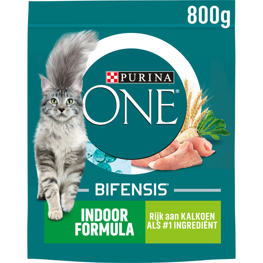 Purina ONE Indoor Kalkoen800 gr