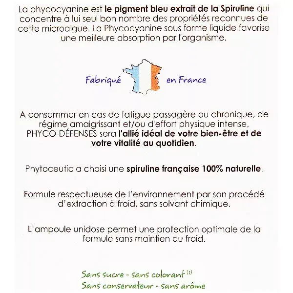 Phytoceutic Phyco-Defenses 10 ampolas x 10ml