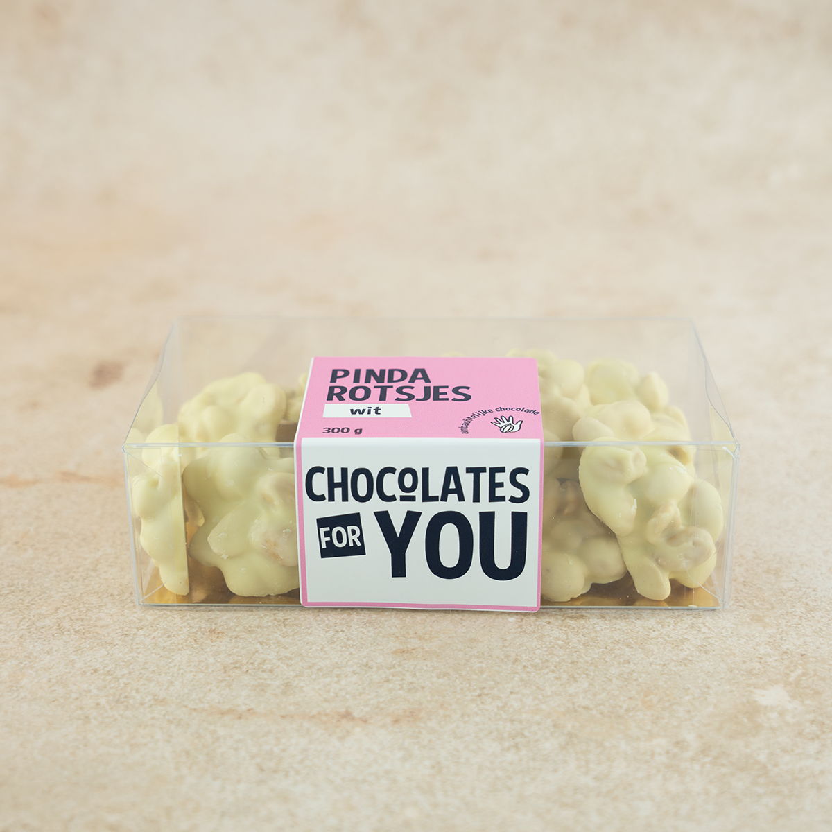 Chocolates For You Pindarotsjes wit 300 gram