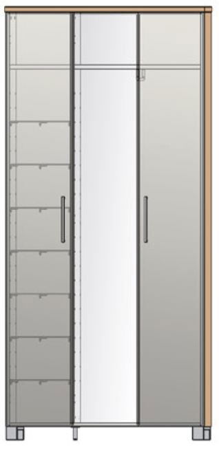 VOSS XL-Dielenschrank SANTINA