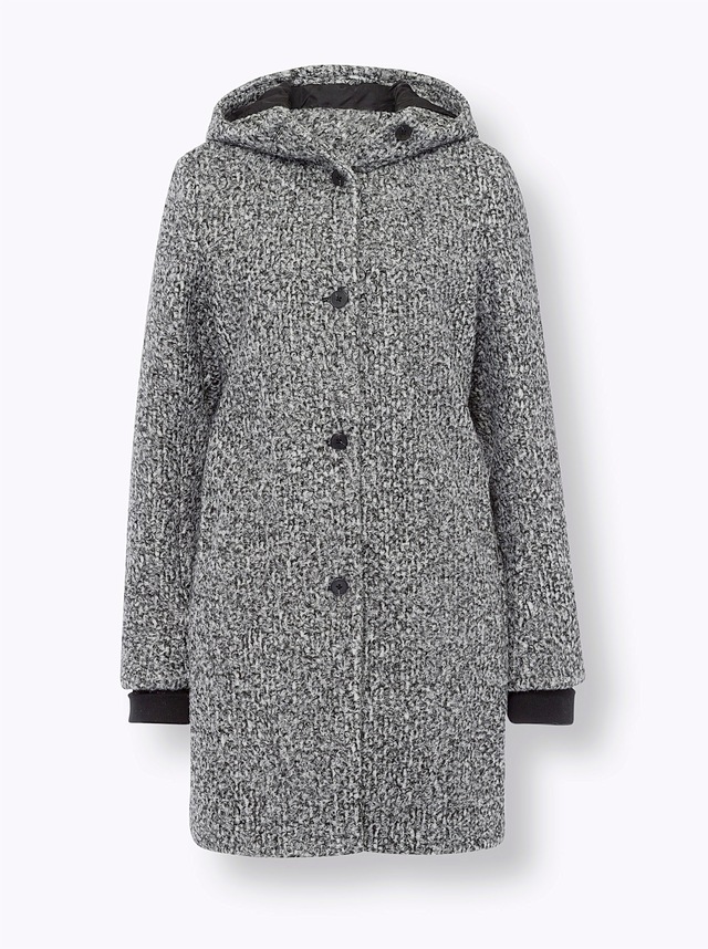 heine Langjacke mit Kapuze
