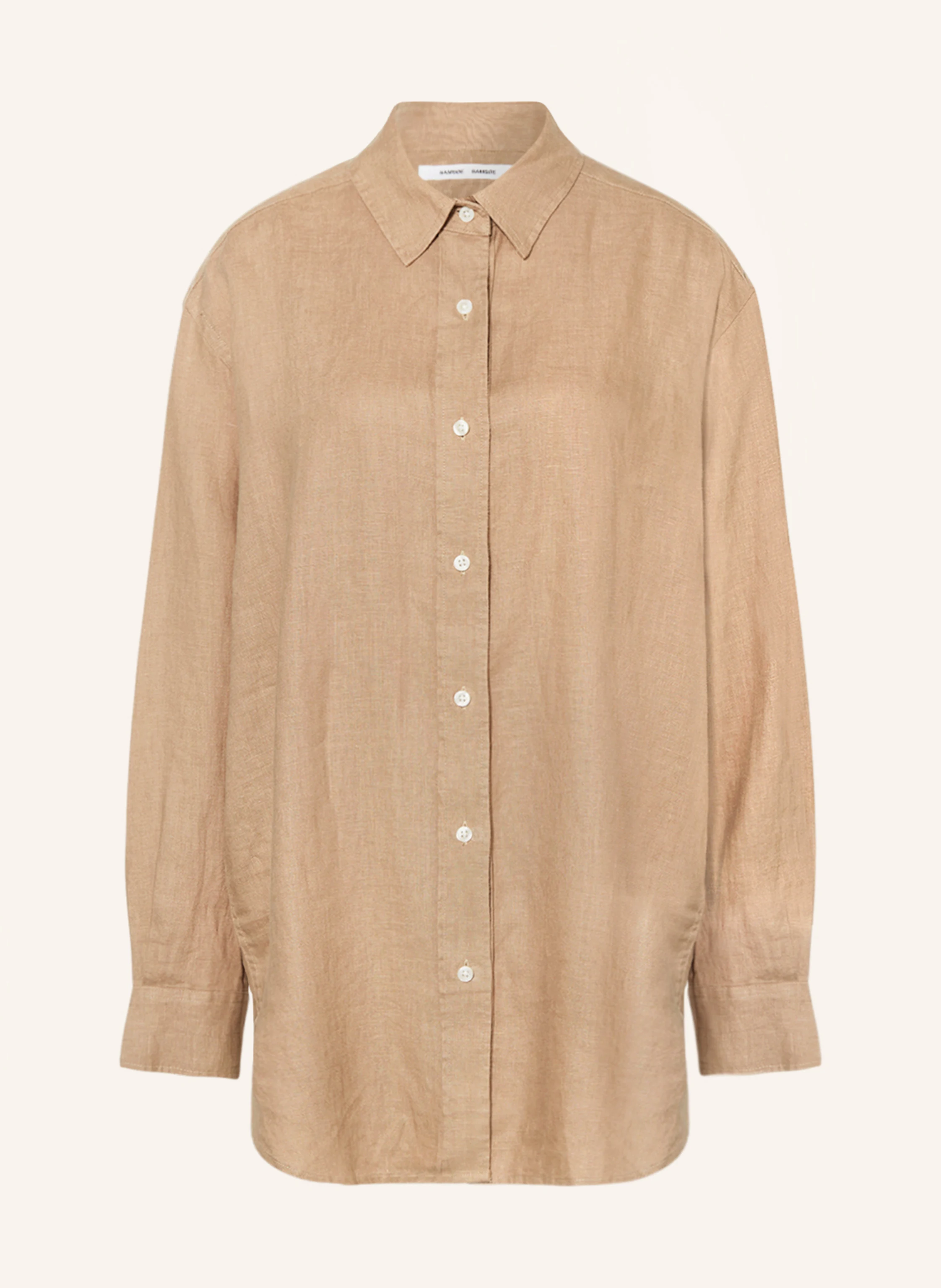SAMSØE  SAMSØE Oversized-Hemdbluse SALOVA aus Leinen
