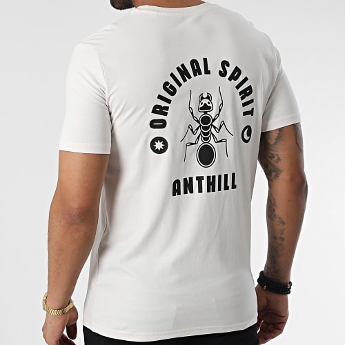 Tee Shirt Original Spirit Beige Noir