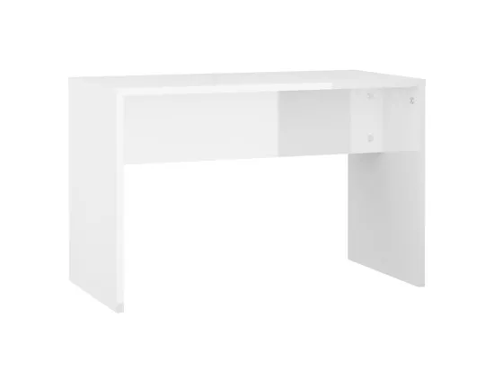 Ensemble de coiffeuse avec LED Blanc brillant Bois d'ingénierie