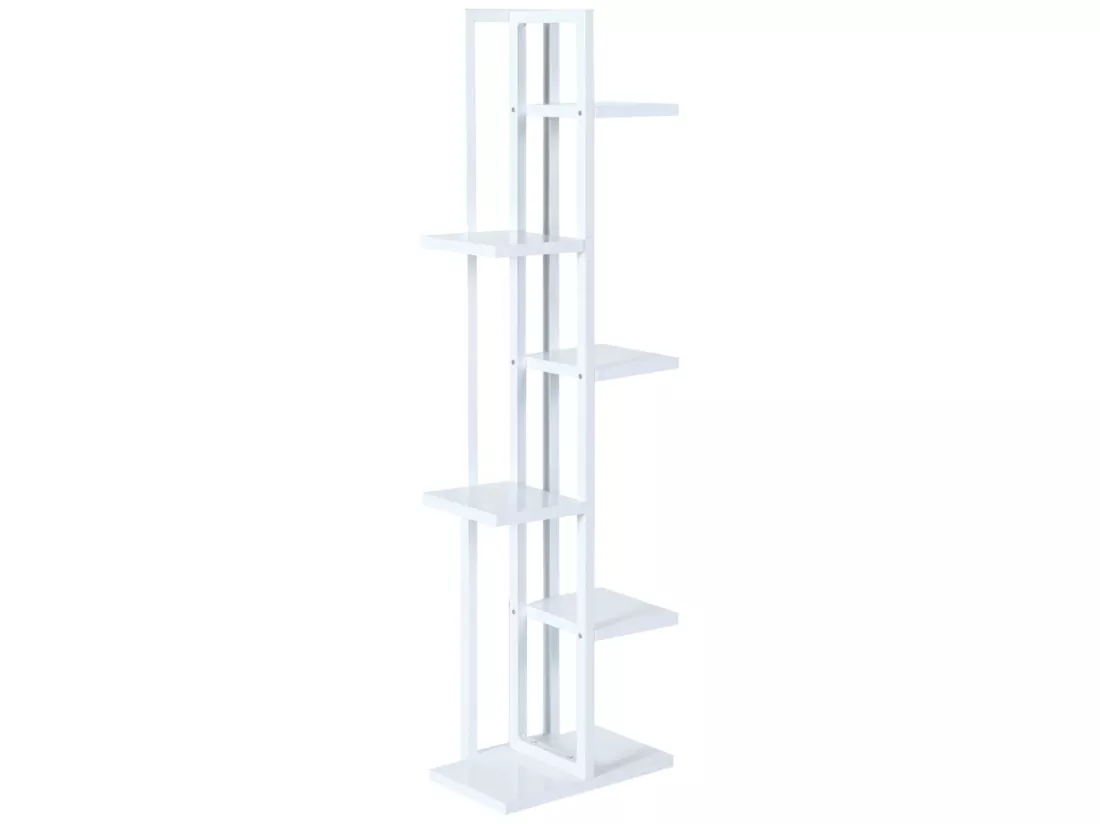 Support de plantes Tohmajärvi à 5 niveaux 120 x 34 x 21 cm blanc [en.casa]