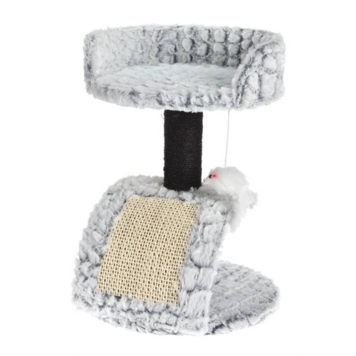Arranhador para Gatos Pets Collection com Suporte, Cinza