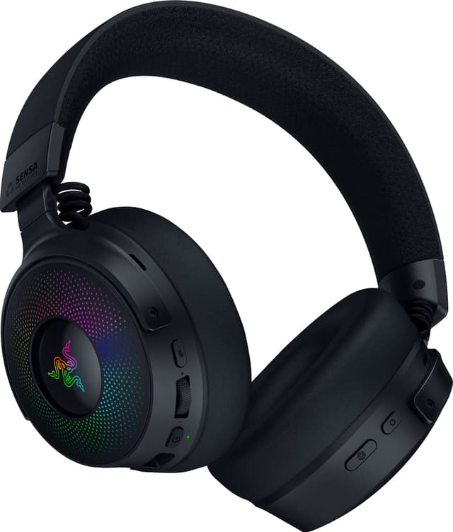 Razer Kraken V4 Pro trådløse gaming-høretelefoner (sort)