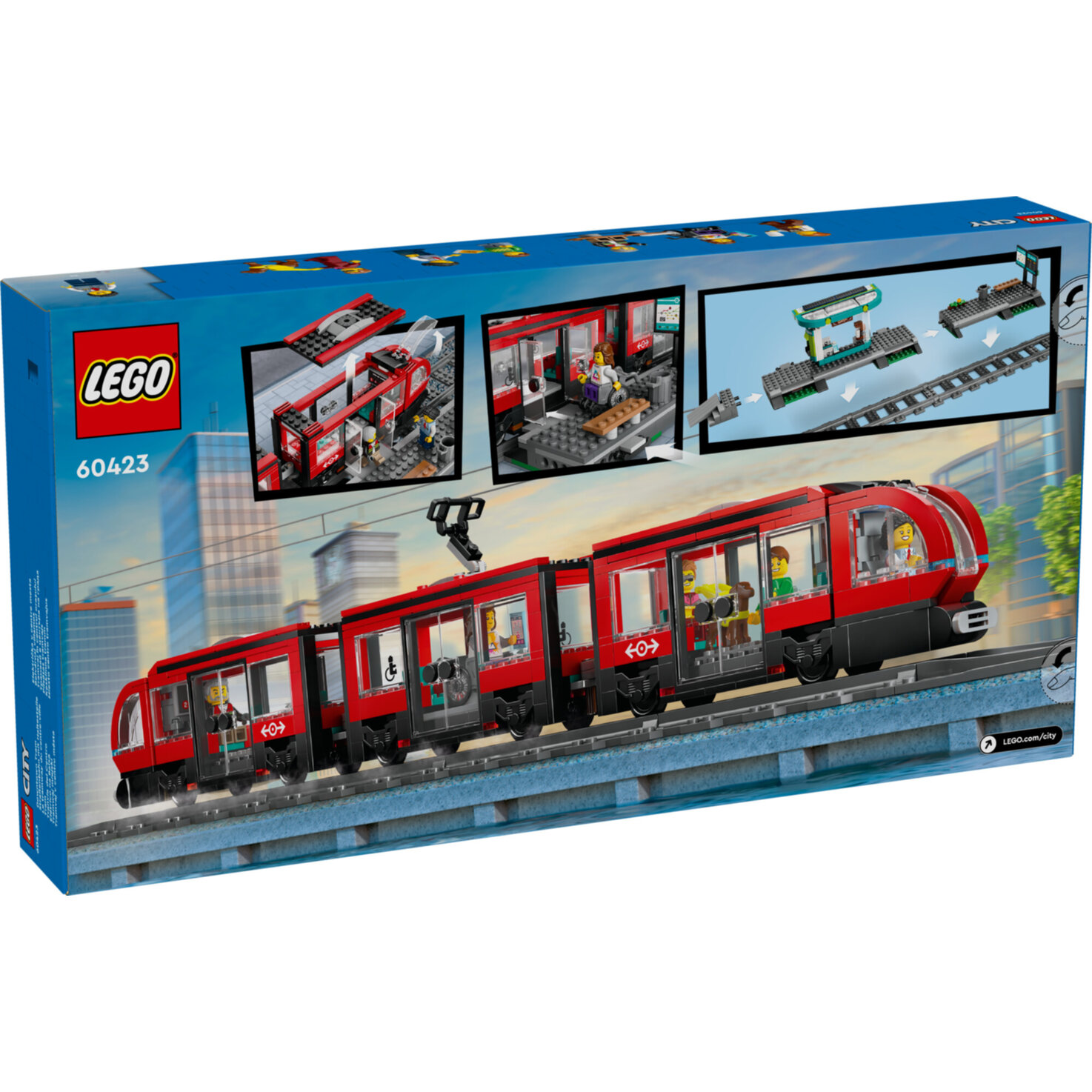 LEGO® City 60423 Strassenbahn mit Halt